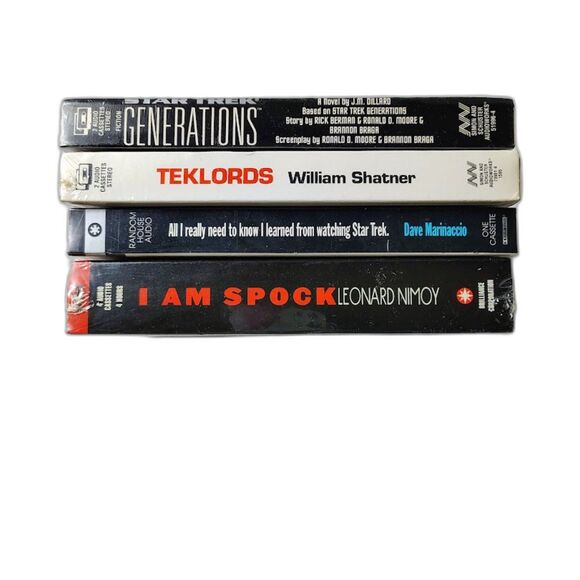 4 New Star Trek Related Audiobooks on Cassette Vintage Sealed - Picture 14 of 14